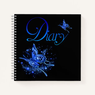 Fantasy Lunar Moth Taary Notizbuch