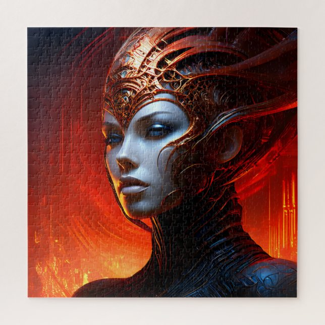 Fantasy Magic Art Dame (Vertikal)
