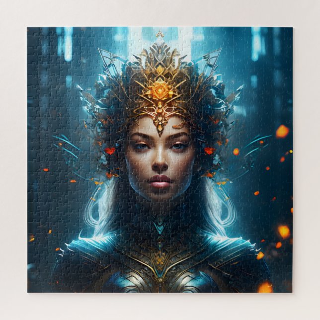 Fantasy Magic Art Dame (Vertikal)
