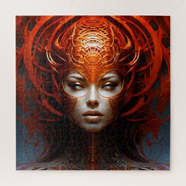 Fantasy Magic Art Dame (Vertikal)