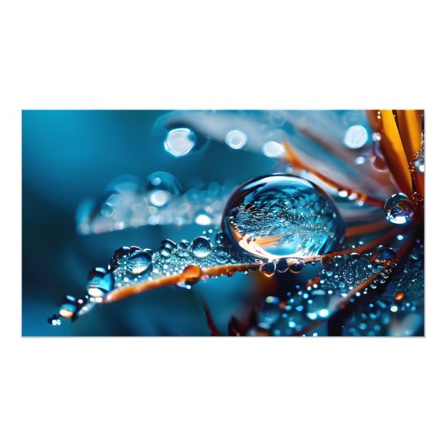 Fantasy Makro Wasserfall Fotodruck (Vorne)