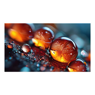 Fantasy Makro Wasserfall Fotodruck