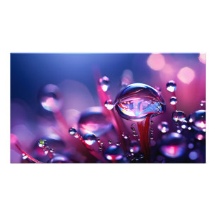 Fantasy Makro Wasserfall Fotodruck