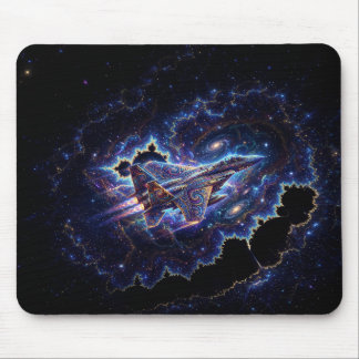 Fantasy-Mandelbrot-Kampfjet im Fraktalportal Mousepad