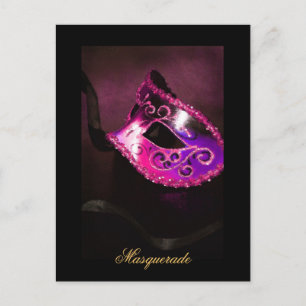 Fantasy Masquera Maskenbildner Pinacoteca Casa Rus Postkarte