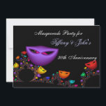 Fantasy Masquerade Party Einladung<br><div class="desc">eine trendige Maskierade-Party Einladung,  leicht anpassbar,  klicken Sie auf "Anpassen" für zusätzliche Optionen zum Hinzufügen,  Ändern,  Löschen,  Ändern,  Ändern,  Zurückzeichnen,  Wiederherstellen,  Text und Bilder</div>