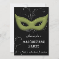 Fantasy Masquerade Party Einladung