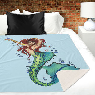 Fantasy Mermaid Aquamariner Schwanz Sherpadecke