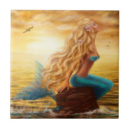 Fantasy Mermaid Keramik Tile Fliese