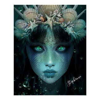 Fantasy Mermaid Poster