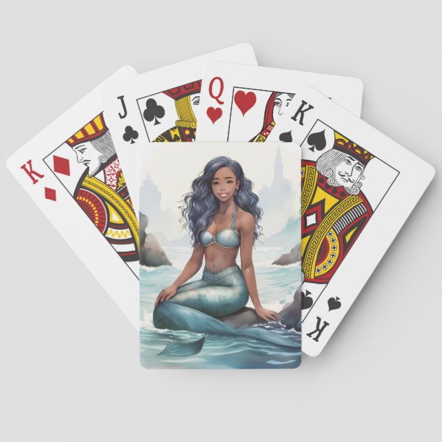 Fantasy Mermaid Spielkarten (Rückseite)