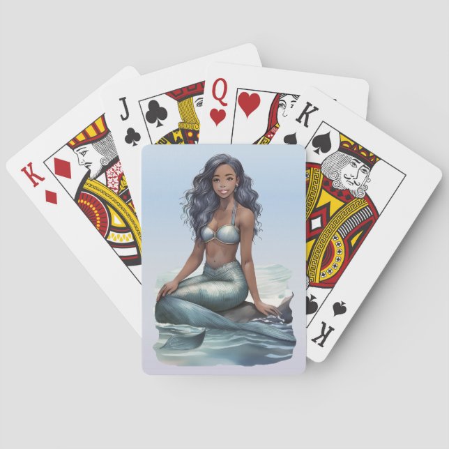 Fantasy Mermaid Spielkarten (Rückseite)