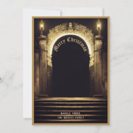 Fantasy Merry Weihnachtskarte Feiertagskarte