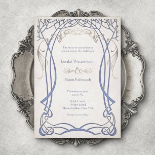 Fantasy Mittelalterliche keltische Hochzeit Einladung