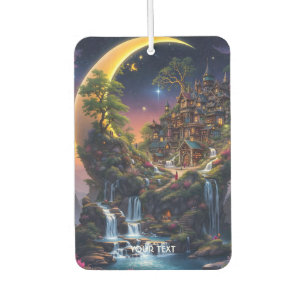 Fantasy Moon Waterfall Forest Autolufterfrischer