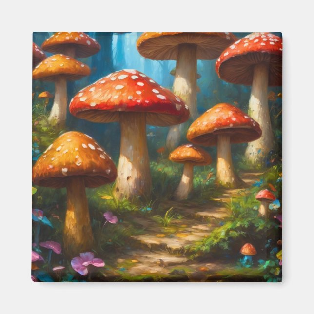 Fantasy Mushrom Magnet (Vorne)