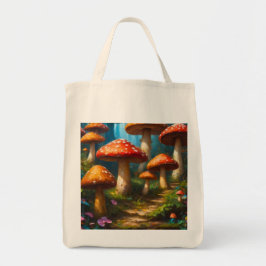 Fantasy Mushrom Tote Bag Tragetasche