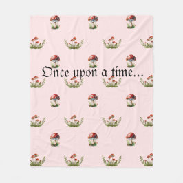 Fantasy Mushrooms Fleecedecke