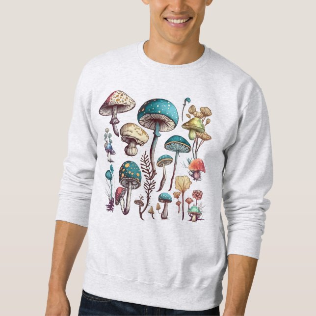Fantasy Mushrooms Sweatshirt (Vorderseite)
