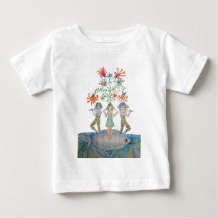 Fantasy-Musiker auf einem riesigen Fisch Baby T-shirt