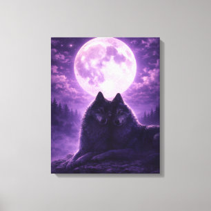 Fantasy-Nacht-Himmel-Wildlife 16x20 Leinwanddruck