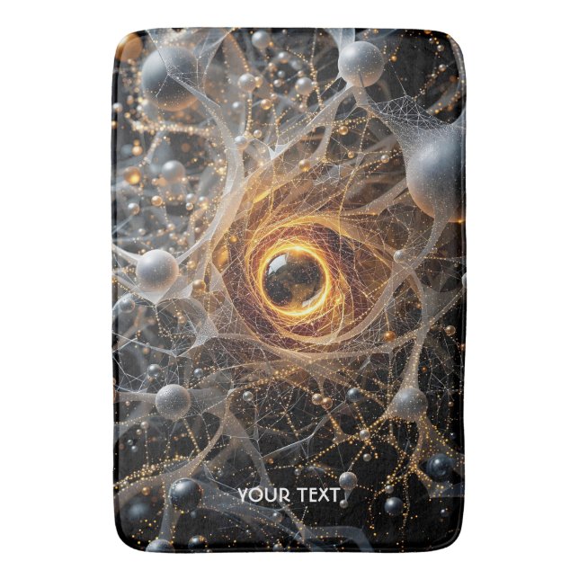 Fantasy Niedlich Abstrakt Space Scene Badematte (Vorderseite Vertikal)