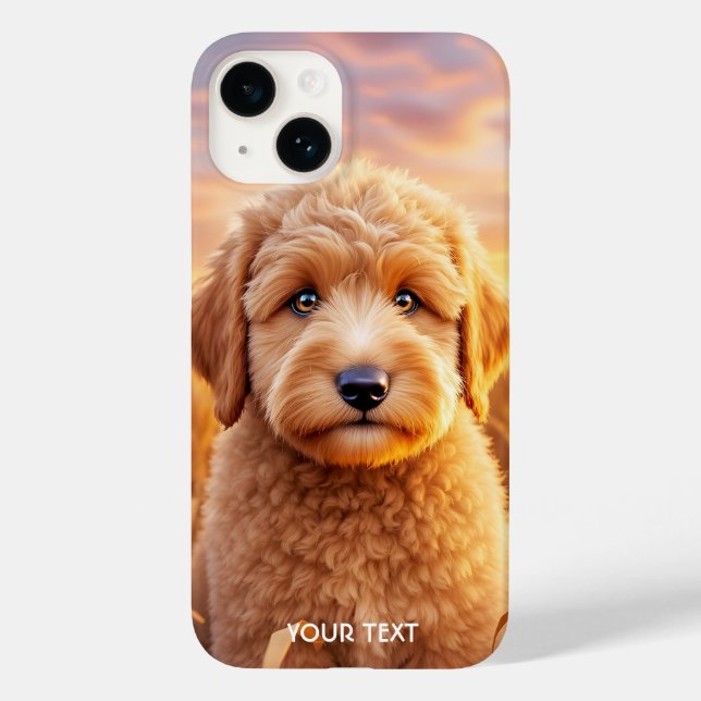 Fantasy Niedlich Baby Labradoodle Weize Case-Mate iPhone 14 Hülle (Rückseite)