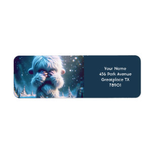 Fantasy Niedlich Baby Yeti Winter