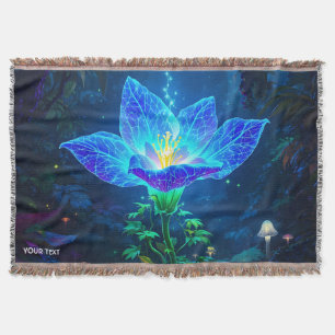 Fantasy Niedlich Biolumineszenz Blaue Blume Decke