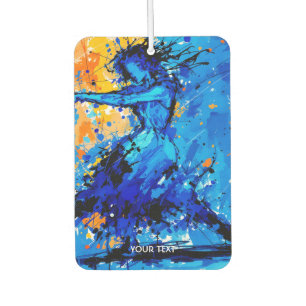 Fantasy Niedlich Blue Orange Dancer Autolufterfrischer