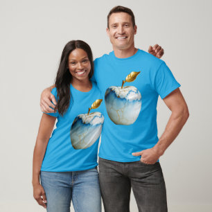 Fantasy Niedlich Blue Tones Apple T-Shirt