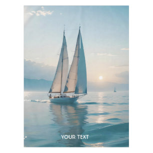Fantasy Niedlich Boote Sun Tischdecke