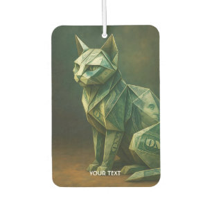 Fantasy Niedlich Cat Money Origami Autolufterfrischer