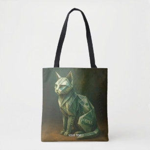 Fantasy Niedlich Cat Money Origami Tasche