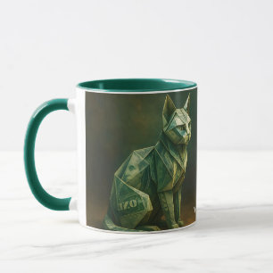 Fantasy Niedlich Cat Money Origami Tasse