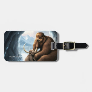 Fantasy Niedlich Cave Baby Mammoth Gepäckanhänger