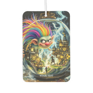 Fantasy Niedlich City Crafting Troll Autolufterfrischer