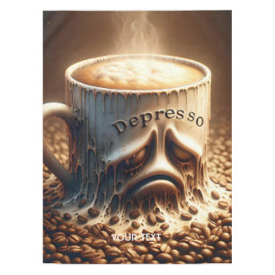 Fantasy Niedlich Cup Coffee Depressionen Tischdecke