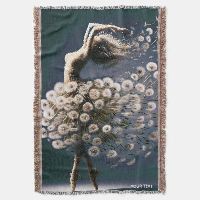 Fantasy Niedlich Dancer Flying Blume Decke (Vorderseite Vertikal)