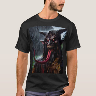 Fantasy Niedlich Demon Red Tongue T-Shirt