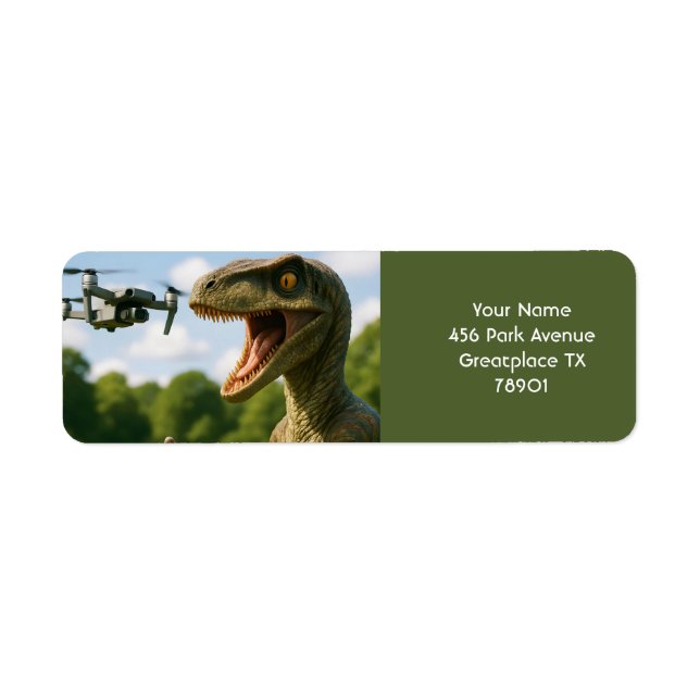 Fantasy Niedlich Dinosaur Drone Forest (Vorne)