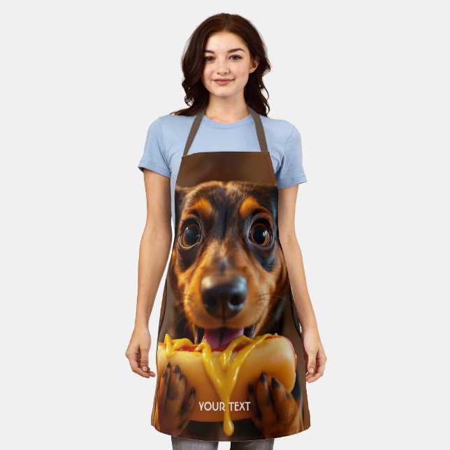 Fantasy Niedlich Dog Hot Dog Schürze (Getragen)