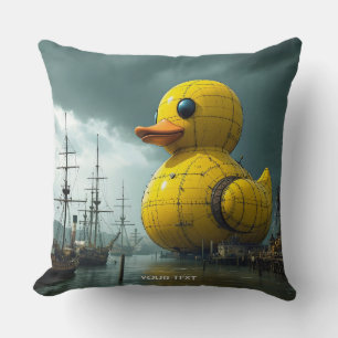 Fantasy Niedlich Duck War Ship Kissen