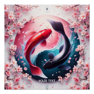 Fantasy Niedlich Elegant Yin Yang Poster