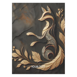 Fantasy Niedlich Elegante Fox Zeichnend Tischdecke