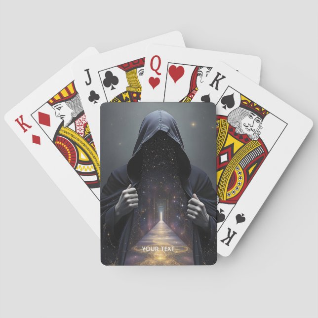 Fantasy Niedlich Endless Korridor Coat Spielkarten (Rückseite)