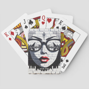 Fantasy Niedlich Face Wall Ägypten Spielkarten