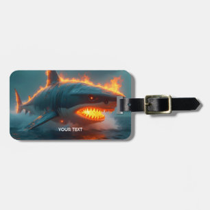Fantasy Niedlich Fire Sharing Sea Gepäckanhänger