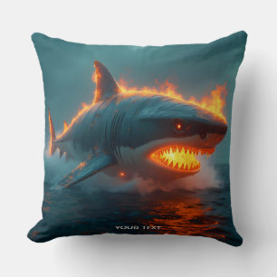 Fantasy Niedlich Fire Sharing Sea Kissen