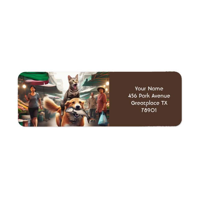 Fantasy Niedlich Fish Hund Cat (Vorne)